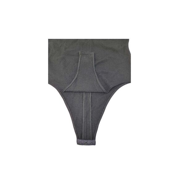 Vintage  Isabelle Allard Black Long Sleeve Low Turtleneck Bodysuit Women size 14 - Picture 9 of 9